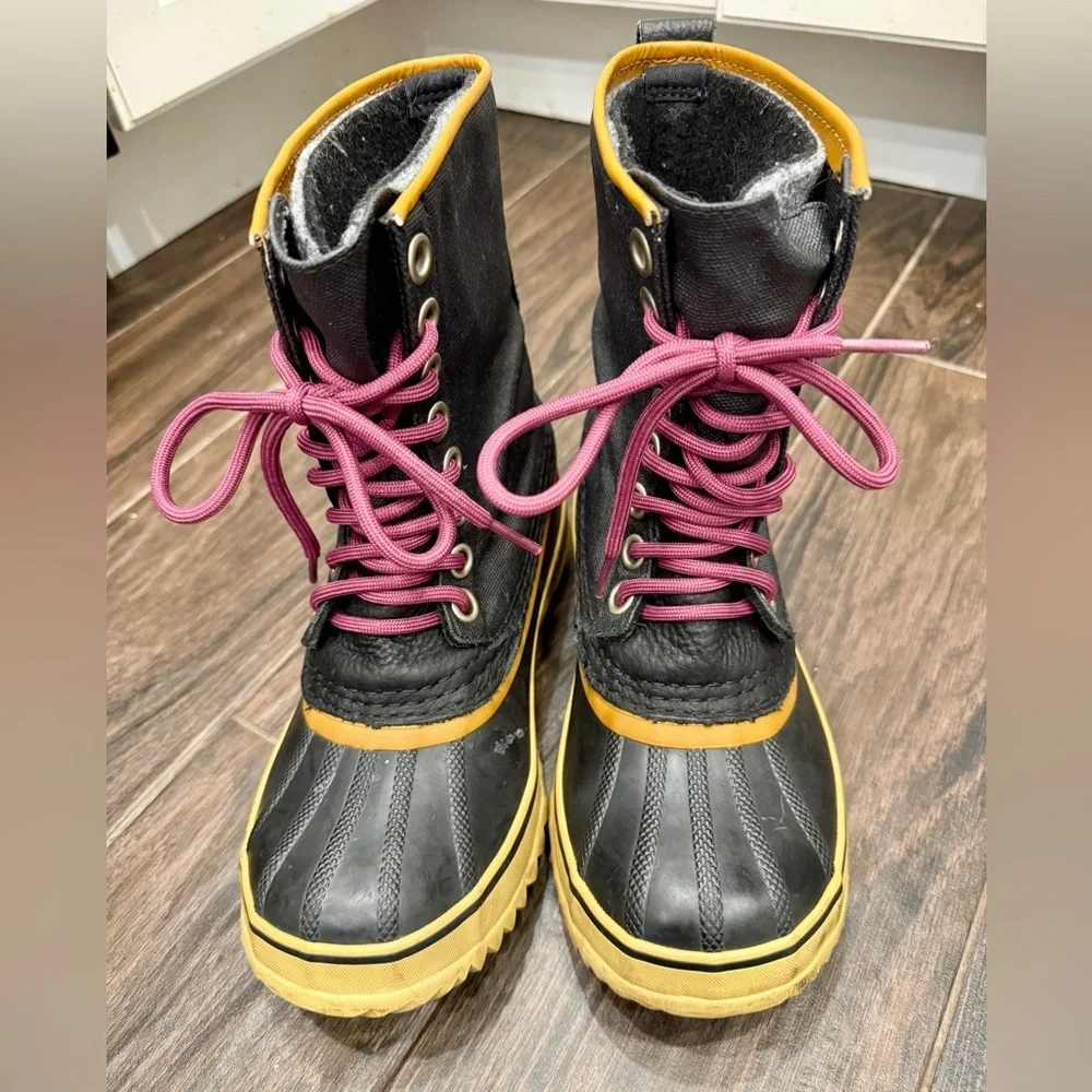 Women’s Sorel Premium Snow Waterproof Canvas Winter Boots  size‎ 6